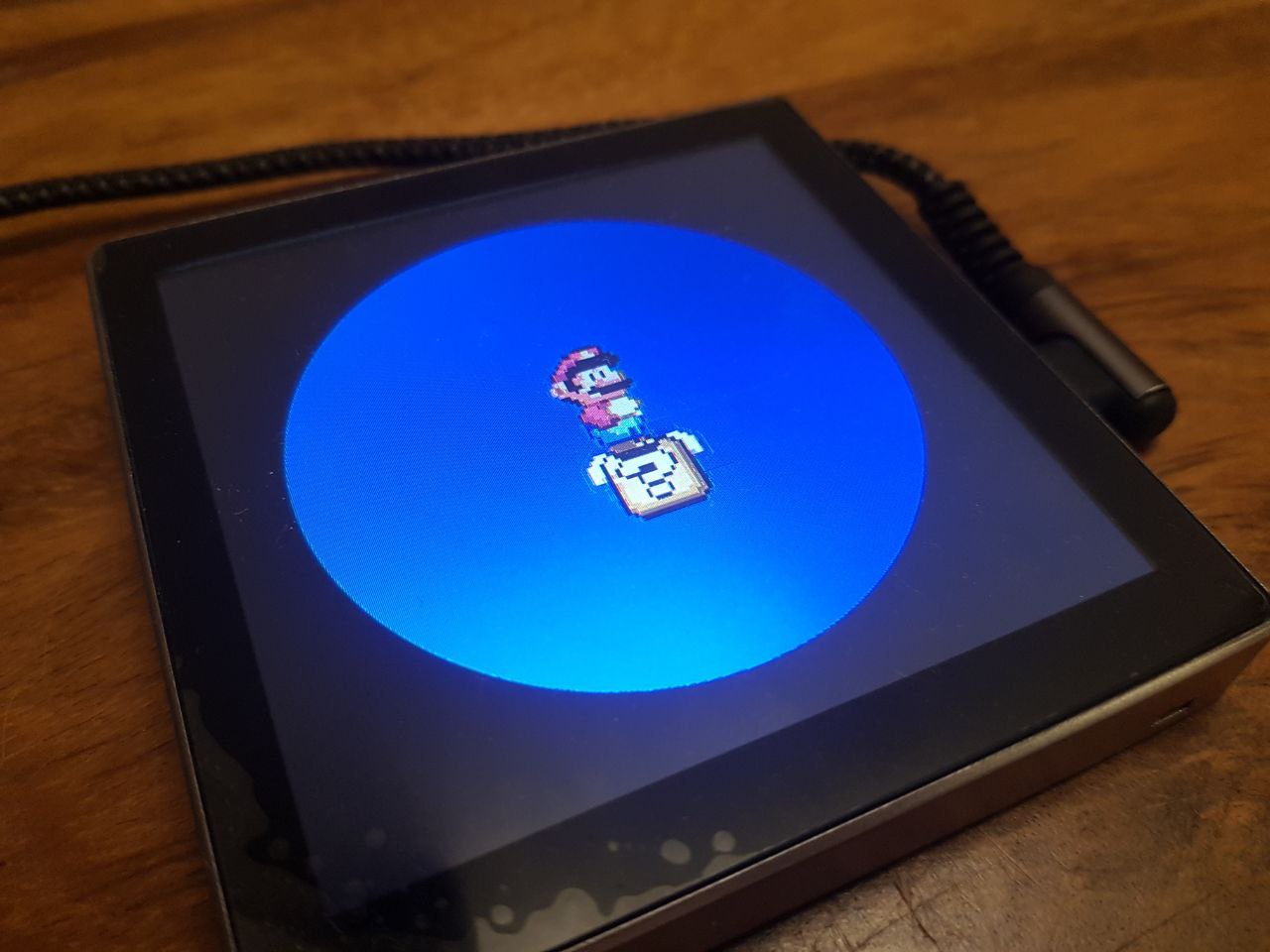 ESP32-S3 4.0 Inch Smart Display showing an animation